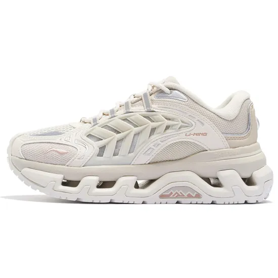 LiNing Mountains Low Top Sports Casual Shoes Women's White Gray