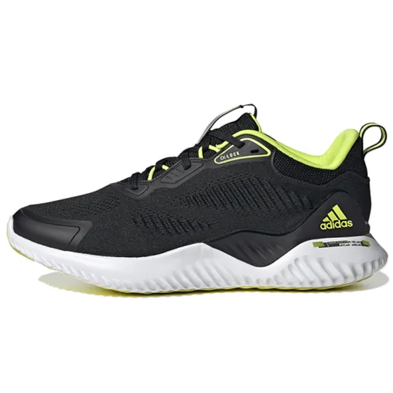 Adidas AlphaBounce Beyond Running Shoes Men Low-top Black/Green
