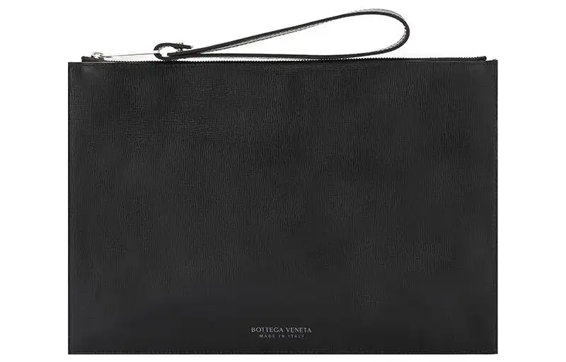 Bottega Veneta Men's Leather Pouch Black
