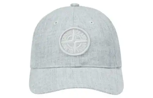 STONE ISLAND Cotton Baseball Caps Men's Blue