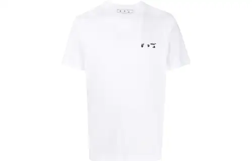 OFF WHITE Logo Slim Short Sleeve T shirt