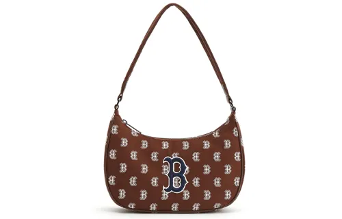 MLB Polyester Shoulder Bag, Handbag, Shoulder Bag Unisex Dark Brown
