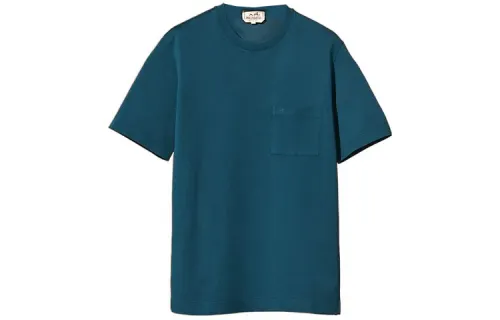 HERMES FW22 T Shirt Men's Blue Green