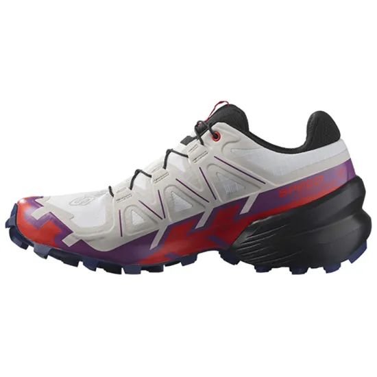 SALOMON Women's Speedcross 6 'White Fiery Red'