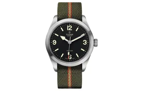 TUDOR Rogue Like Collection Automatic Mechanical Movement Men's Watch 39mm Black Dial Matte Steel Watch Case