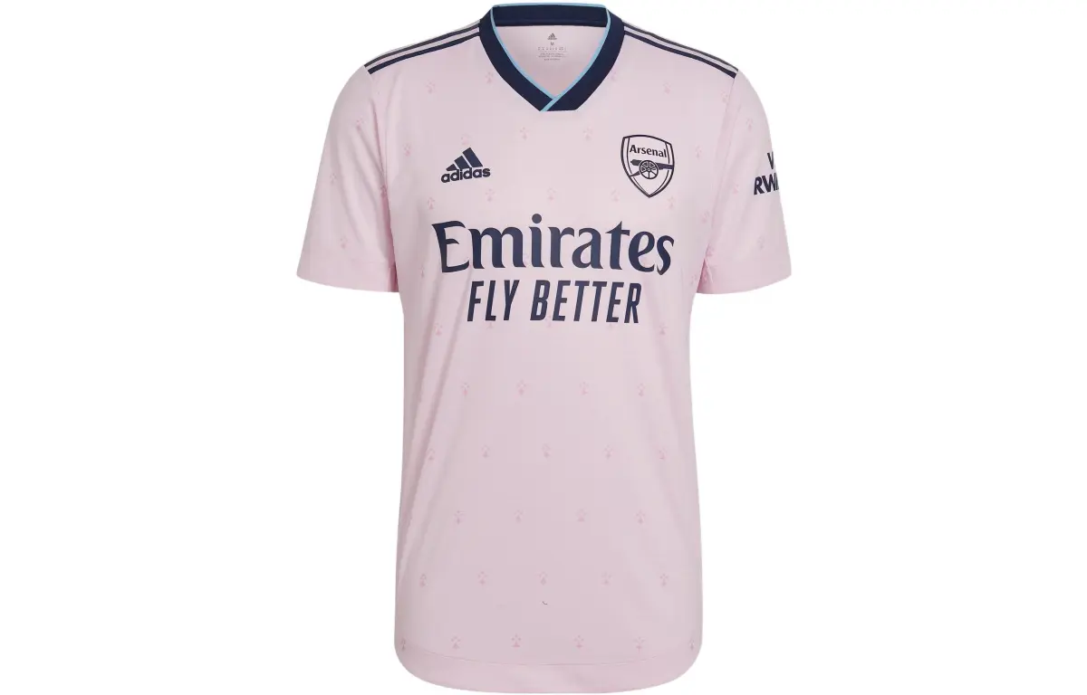 Adidas T-Shirts Men's Pink V-neck Moderate Straight Fit