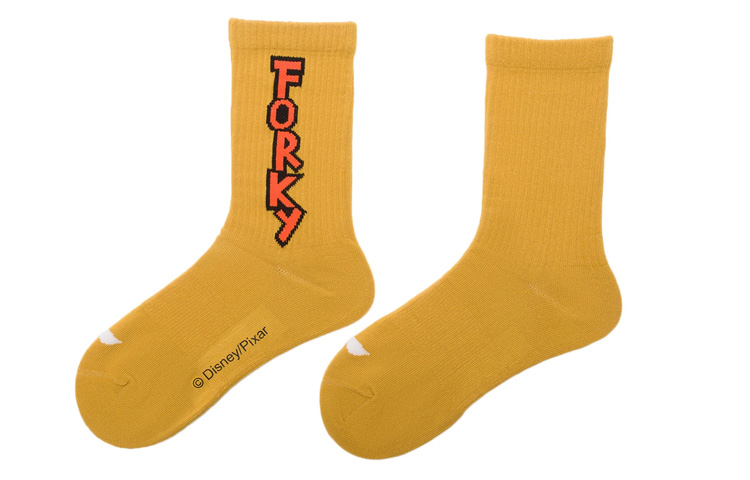 Li Ning x Disney Toy Story Collection Crew Socks Unisex 2 Pack Yellow