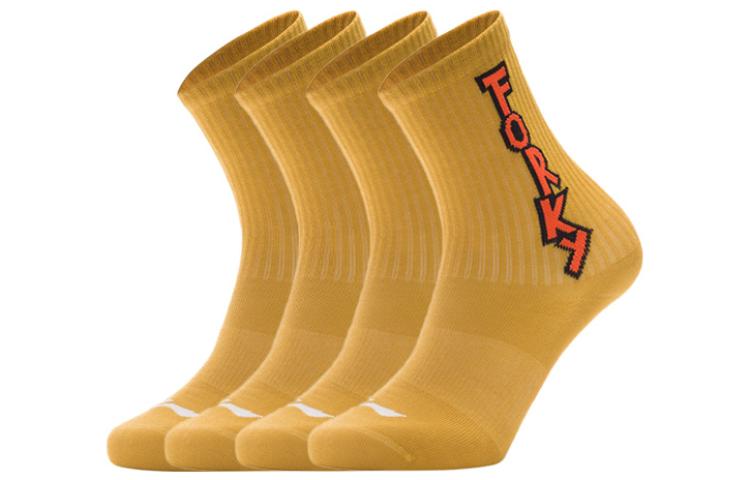 Li Ning x Disney Toy Story Collection Crew Socks Unisex 2 Pack Yellow