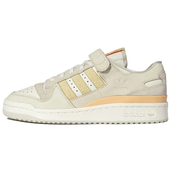 adidas originals FORUM Skateboarding Shoes Unisex Low-top Dark Beige/yellow