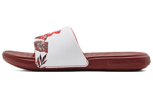Under Armour Ansa Slide Slippers Men's Red/White
