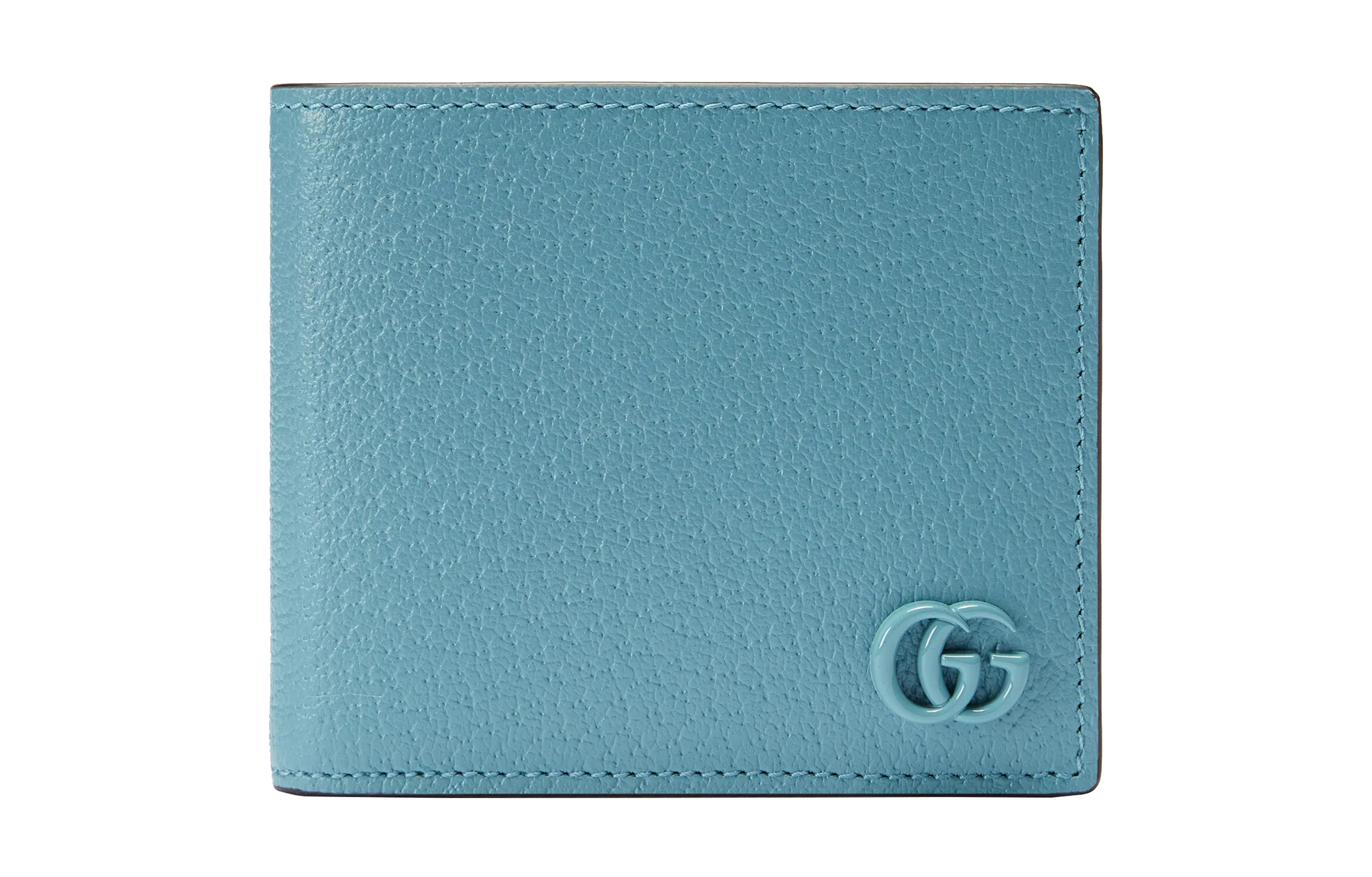 Мужской кошелек Gucci GG Marmont Leather (голубой)
