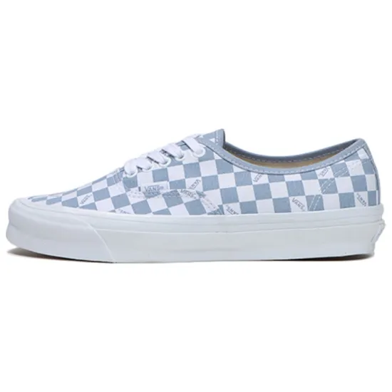 Vans Vault OG Authentic LX Checkerboard White Sky Blue