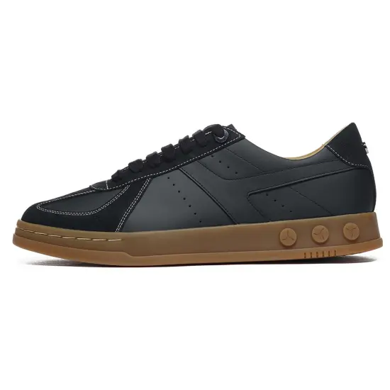 LI-NING 1990 Zhengrong Skateboard Shoes Men Low-Top Black