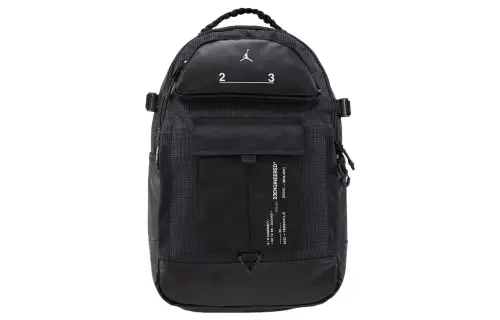 Jordan Polyester Backpack Regular Unisex Black