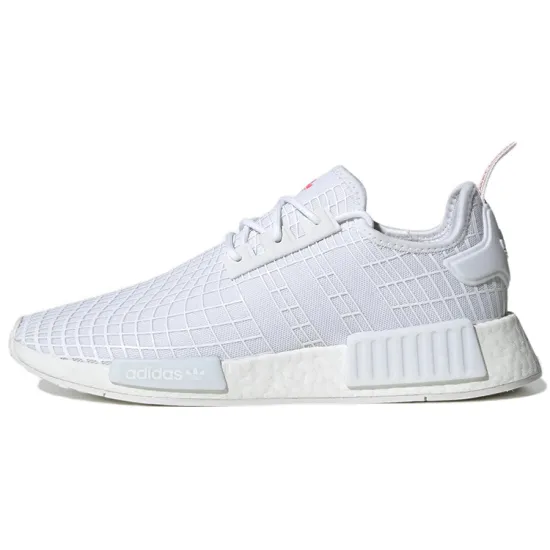 Adidas Originals Nmd R1 Cloud White Solar Red