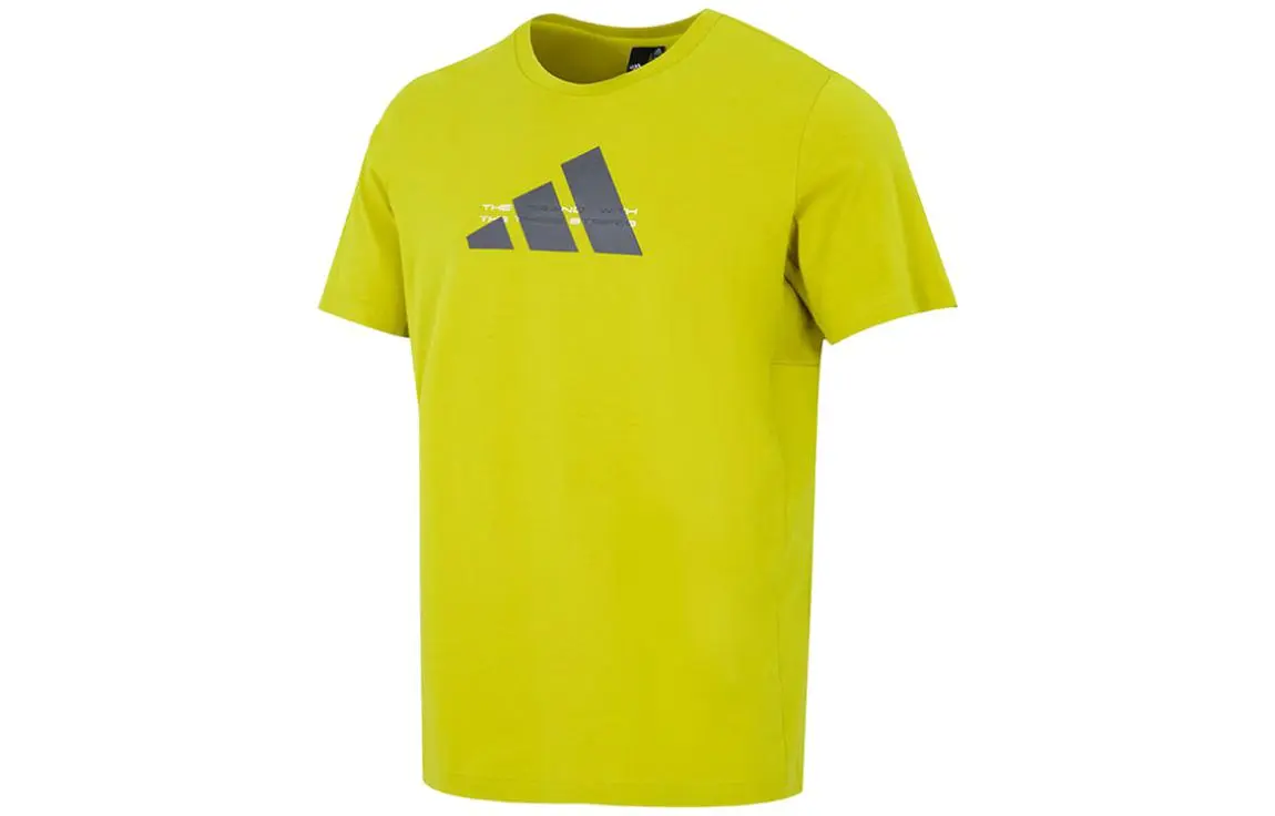 Adidas T-Shirts Men's Crew Neck Moderate Straight Fit