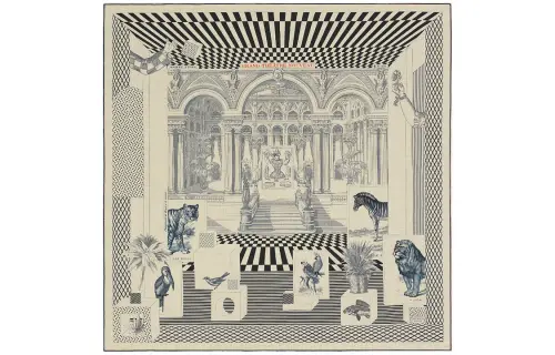 HERMES New Grand Theater Shawls Women's