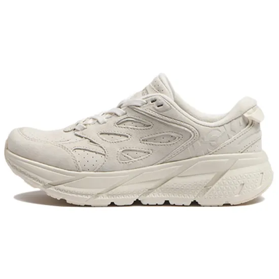 HOKA ONE ONE Clifton L Suede Eggnog All Gender
