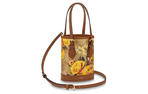 LOUIS VUITTON Nano Bucket Gold