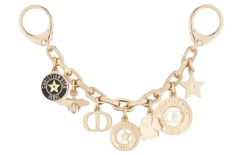 Dior MONTAIGNE Gold finish metal and black painted trim Other accessories Women's Gold