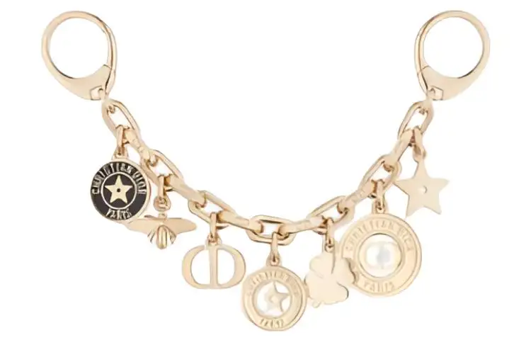 Dior MONTAIGNE Gold finish metal and black painted trim Other accessories Women's Gold