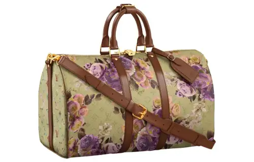 LOUIS VUITTON Keepall Zip Closure Handbag Travel Bag Women's Multicolor