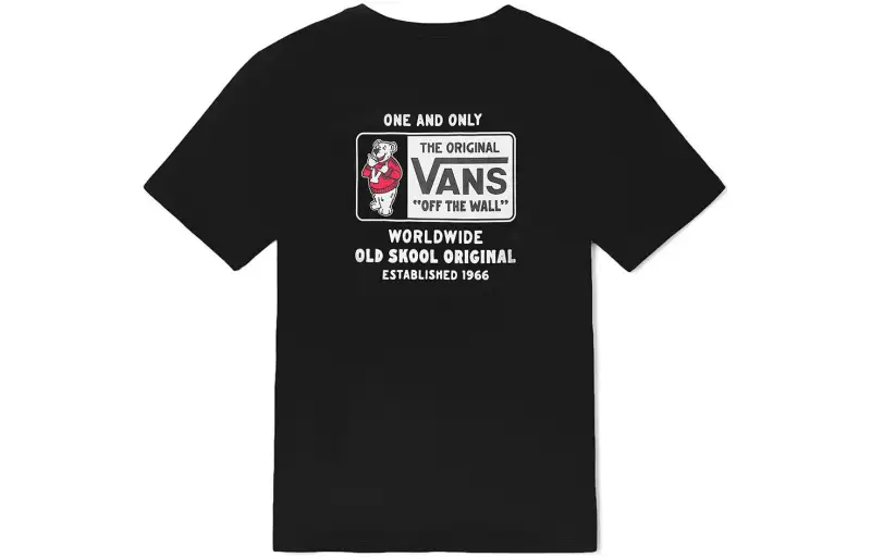 Vans Off THE PAW SS22 T Shirt Unisex Black