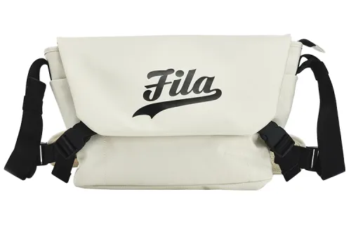FILA FUSION Fabric Messenger Bag, Shoulder Bag, Crossbody Bag Regular Unisex Kha Gray