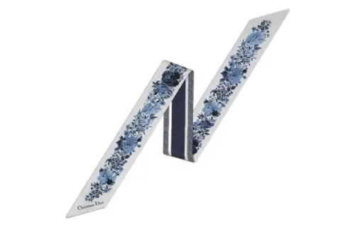 DIOR Scarves Women's Ivory/Blue
