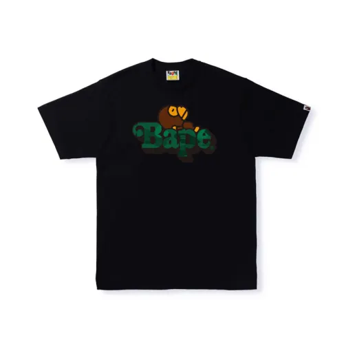 A BATHING APE T Shirts Men's Crew Neck Moderate Straight Fit