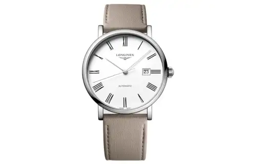 LONGINES Boya Collection Automatic Mechanical Movement Men's Watch White Dial Stainless Steel Case