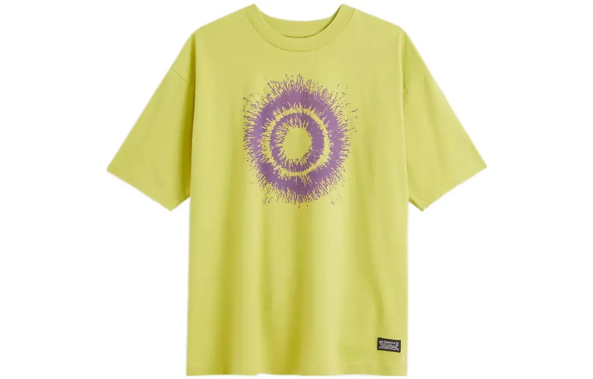Levi's T-Shirts Men's Green Crew Neck Moderate Straight Fit