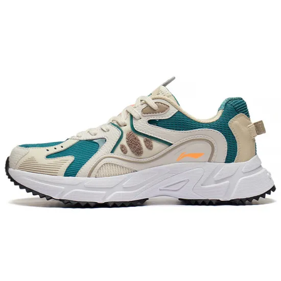 LINING Casual Shoes Men Low-Top Pearl White/New Fragrance Green