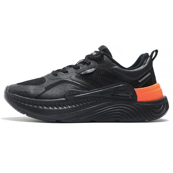 LiNing Cushioning Anti-Slip Wear-Resistant Breathability Low-Top Casual Shoes Men's Black