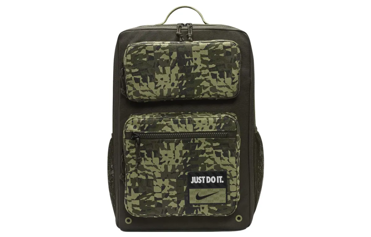 Nike Polyester Backpack Regular Unisex Green