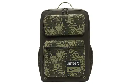 Nike Polyester Backpack Regular Unisex Green