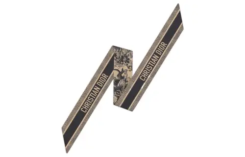 DIOR Scarves Women's Hazelnut And Black