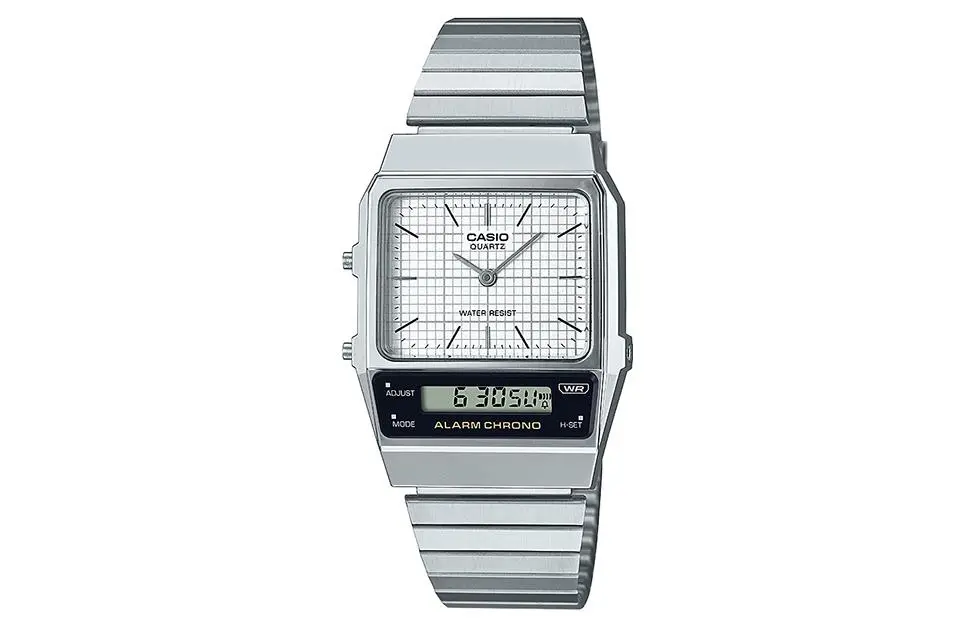CASIO Men Standard Series Silver Watch AQ-800E-7AJF