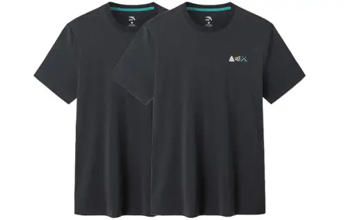 Anta T Shirt Unisex 2 Pack Black