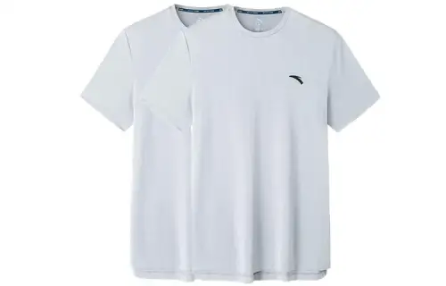 Anta T Shirt Men's 2 Pack Long Moon Gray