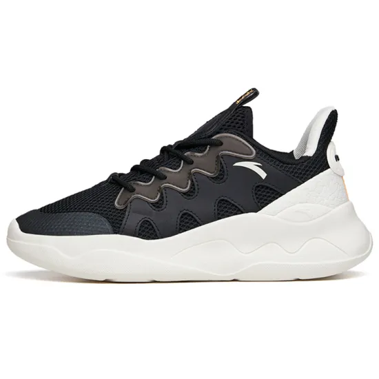ANTA Casual Shoes Women's Low-Top Black Ivory White