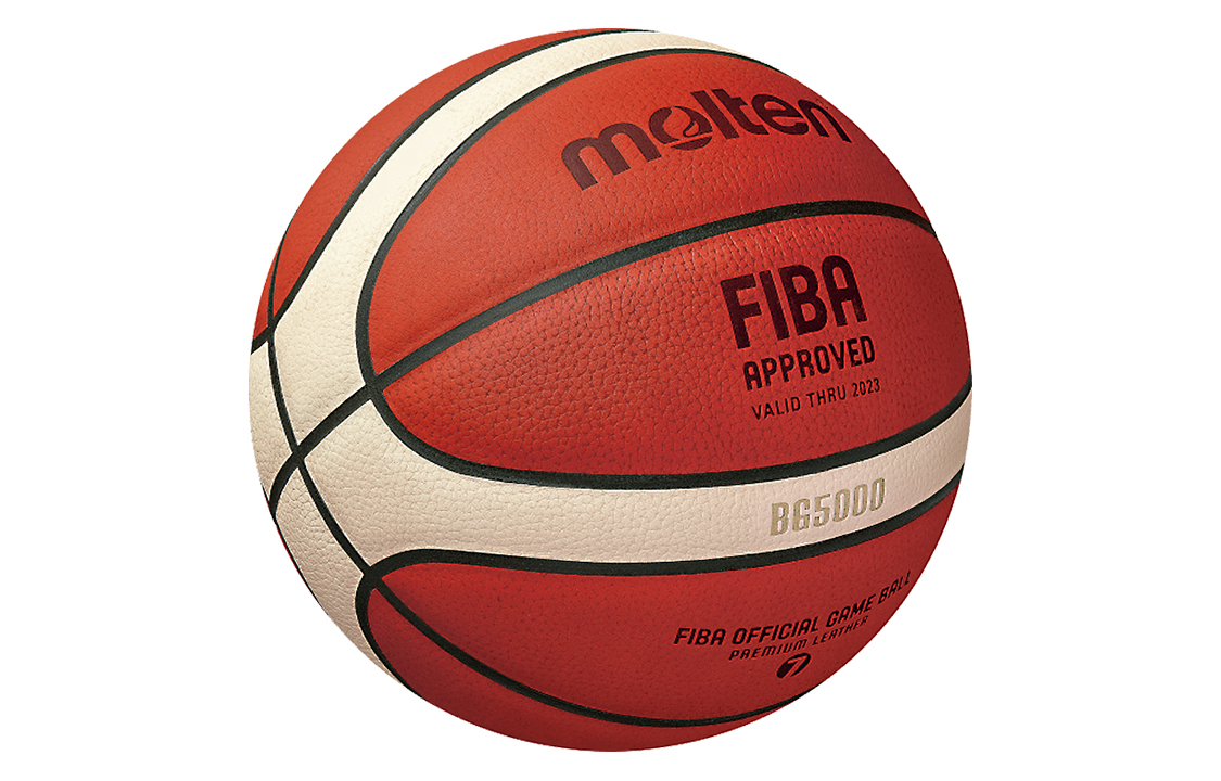 Molten Cow Leather Basketball Durable Red White Size 7 6 Size Training Competition Unisex