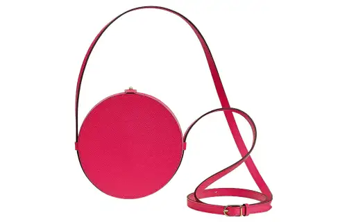 HERMES H Beauté Gold tone Lock Calfskin Shoulder Bag, Crossbody Bag Women's I6 Rose Extreme Pink