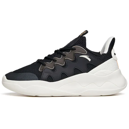 Anta Life Collection Low-Top Casual Shoes Men's Black White