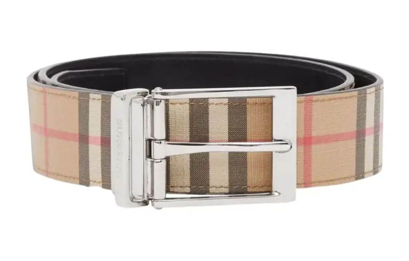 【Previous Season】Vintage-Check reversible belt