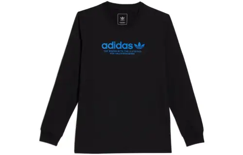 Adidas Originals SKATEBOARDING 4.0 T Shirts Men's Black Crew Neck Moderate Straight Fit