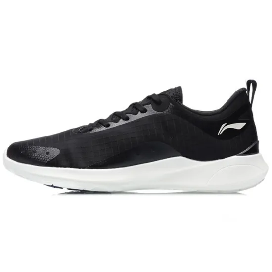 LINING Elegance Series Running Shoes Men Low-Top Black White