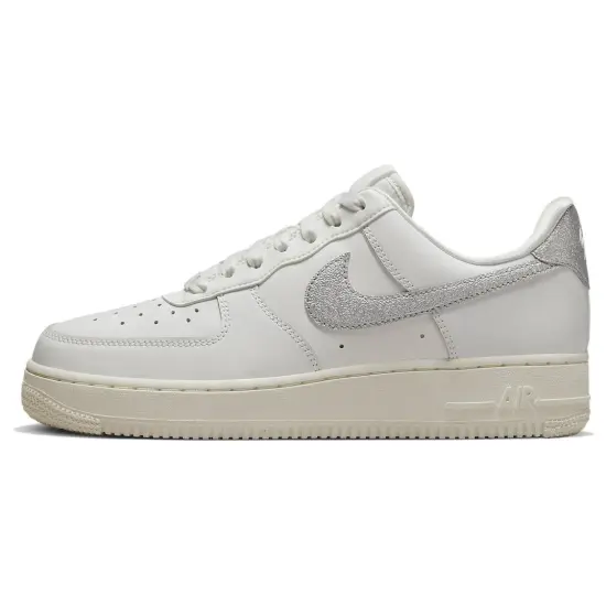 Nike Air Force 1 '07 Summit White Sail White Metallic Silver