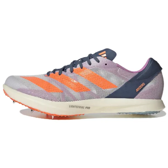 Adidas Adizero Series Running Shoes Unisex Low-top Pink/white/grey/orange