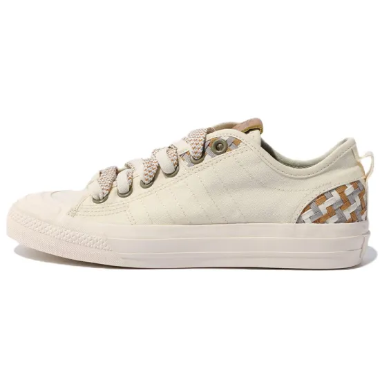 Adidas Originals NIZZA Series Skateboard Shoes Unisex Low-top Beige